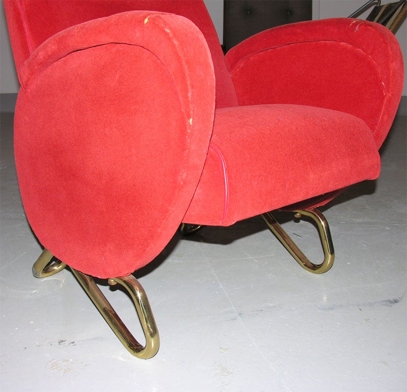 Armchair, from the RAI auditorium, Turin, Italy