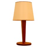 Hermes Style Leather Table Lamp