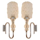 Crystal Torchiere Sconces