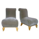 #3261 Pair of Slipper Chairs