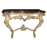 Italian Rococo Carved Console, 18th century