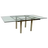 Tobia Scarpa Chrome Dining Table