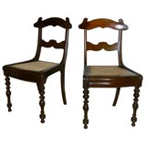 Pair of Caned Chairs in Brazilian Colonial Style