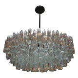Venini Glass Rod Chandelier