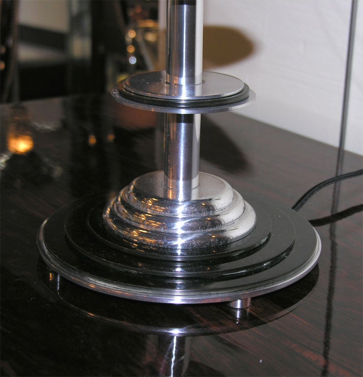 Machine Age Lamp by Walter Von Nesson