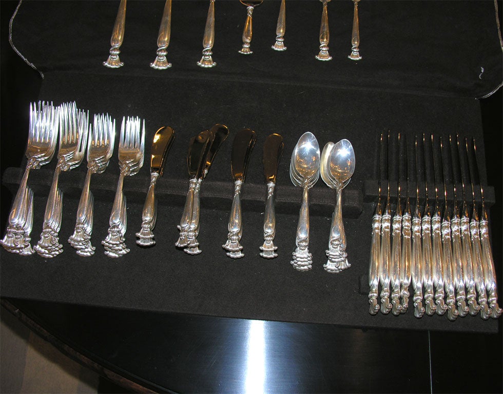 Sterling Flatware Designed by William  S. Warren  for Wallace