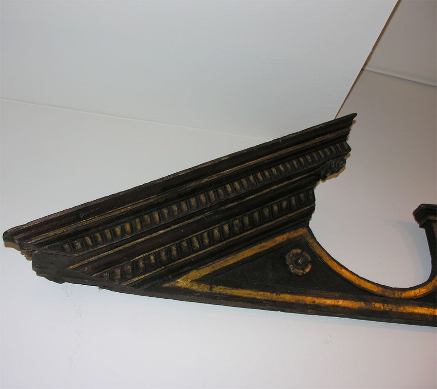 16th century Italian Architectural Pediment