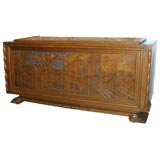 Art Deco Marble Top Buffet