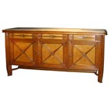Late Art Deco Marble Top Buffet