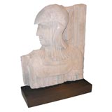 Art Deco Carved Limestone Architectural Fragment