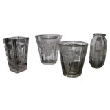 Glass Vases by Jean Luce