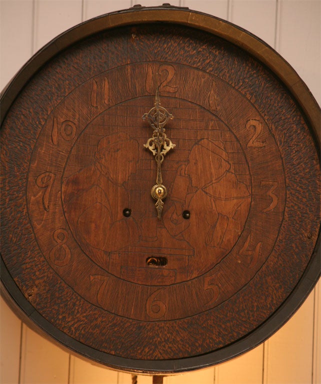 Trappist Monk Barrel Clock 4