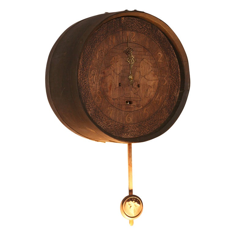 Trappist Monk Barrel Clock
