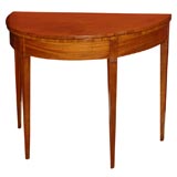 George III Demi Lune Tea Table George III Demi Lune Tea Table