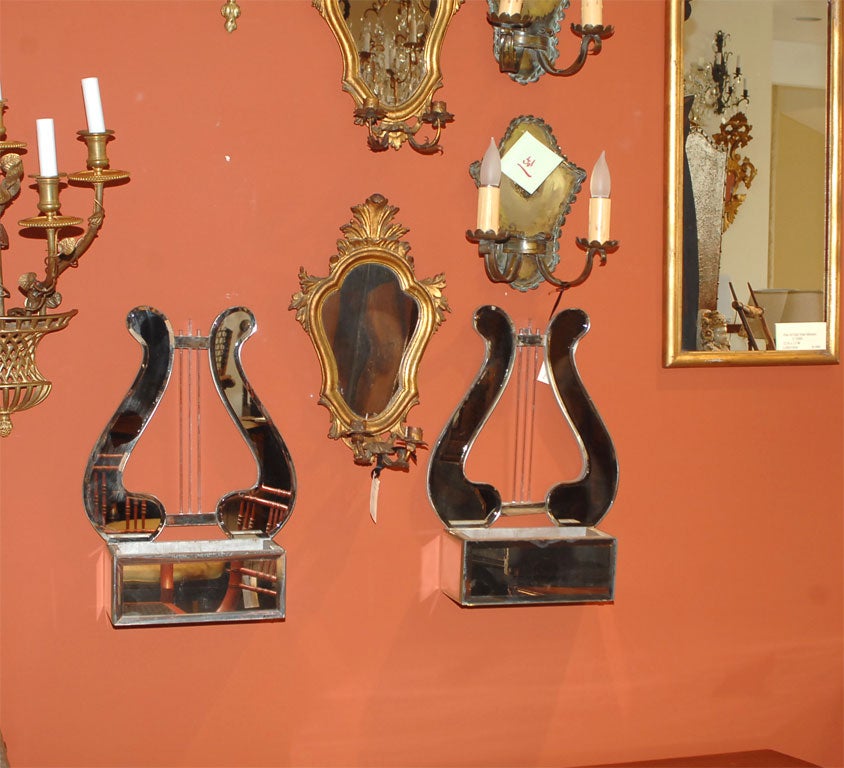 A Chic Pair of Mirrored Brackets
