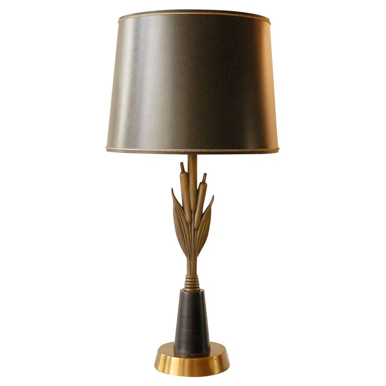 Mid Century Cattails Lamp