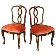Pair of Venetian Chairs 3