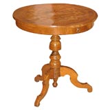 Inlaid Pedestal Table