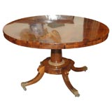 Regency Period Partridge Wood Center Table