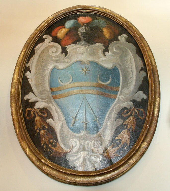 Large Painting of Coat of Arms
