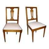 PAIR OF ENGLISH SIDE CHAIRS
