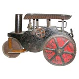 Vintage Folk Art Toy Steamroller