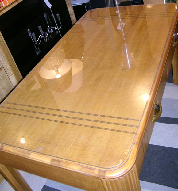 Burled Elm Table Designed by Jim Peed for Rom Weber 2