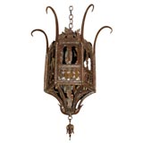 Antique early  19thC iron lantern