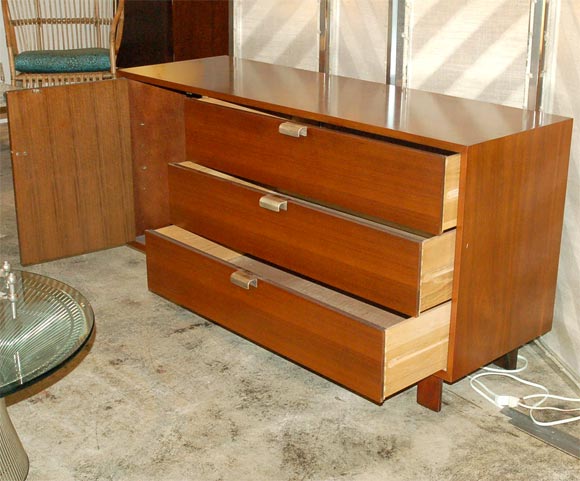 Walnut George Nelson for Herman Miller Cabinet