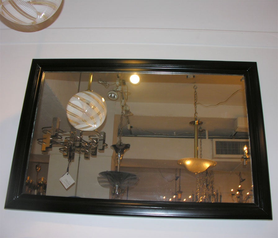 #3644 Large Black Mirror