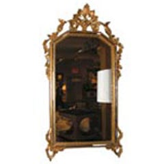 Italian Carved Wood and Gilt Mirror 3