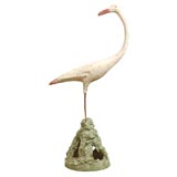 Vintage French shore bird