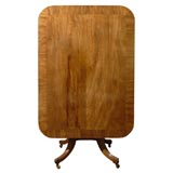 English Mahogany Tilt top  table