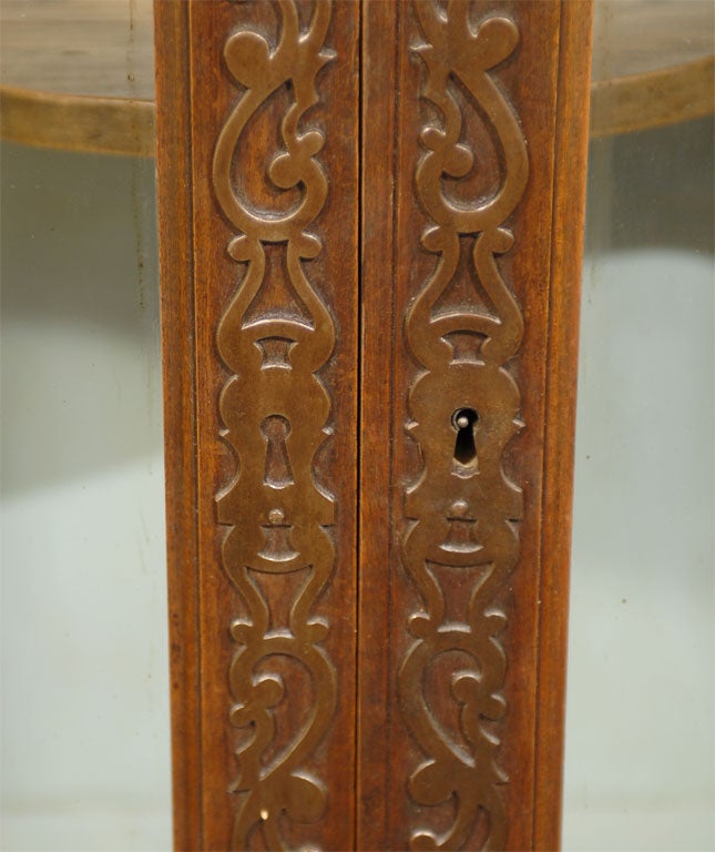 French Fruitwood glass door  Armoire 3