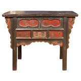 19th C. Shanxi Painted Alter Table