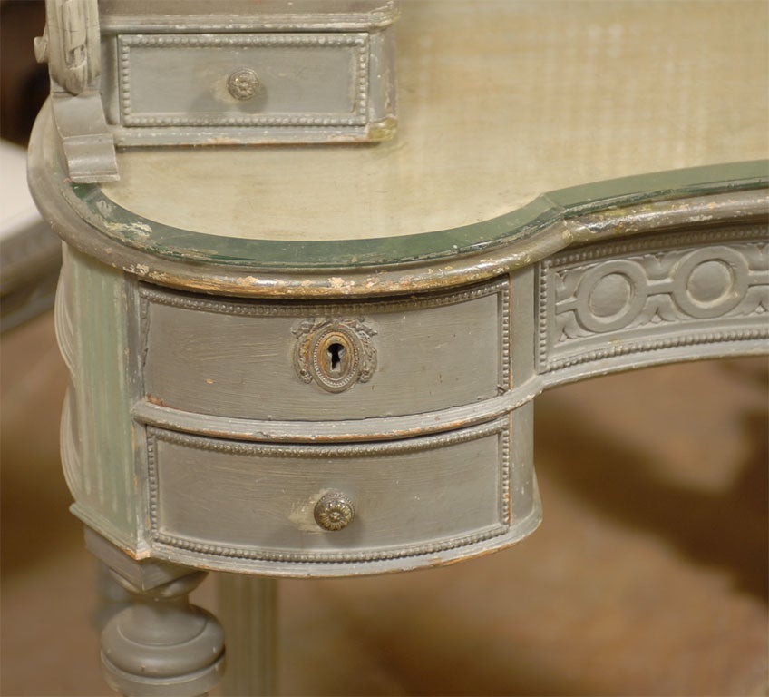 19th Century French Painted Coiffeuse Louis XVI Style 1