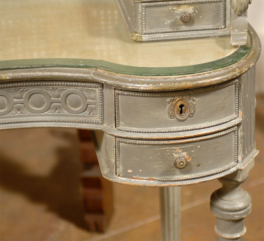 19th Century French Painted Coiffeuse Louis XVI Style 2