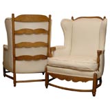 Pair of 19th Century French Provencal Bergere Chairs