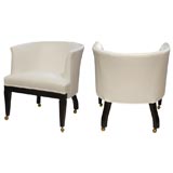 Pair of Tub Back Chairs