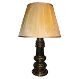 Unusual Gold Mercury Glass Lamp, c. 1930
s