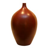 Large Red Pottery Vase by Detlef Klatt