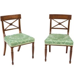 Set of Four Early 19th Century Mahogany Side Chairs