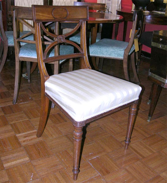 Set of 18 Regency  Mahogany Dining Chairs