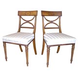 Set of 18 Regency  Mahogany Dining Chairs