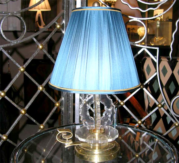 Table lamp signed Sabino