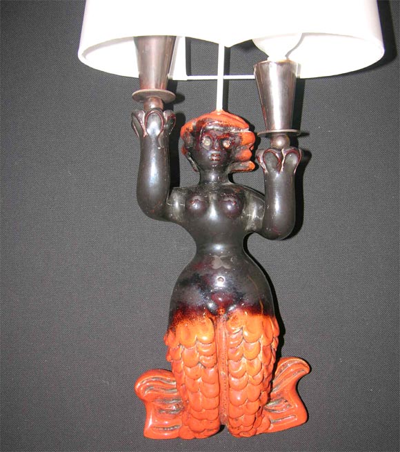 exceptional pair of George Jouve sconces