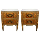 Pair of Neo-classic two-drawer chests