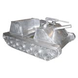 Polished Aluminum Tank Carnival Ride