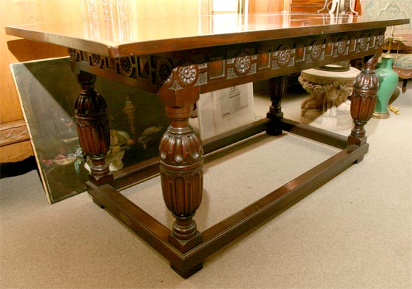 Walnut library table