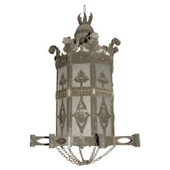 19th c. Austrian Iron Chandelier